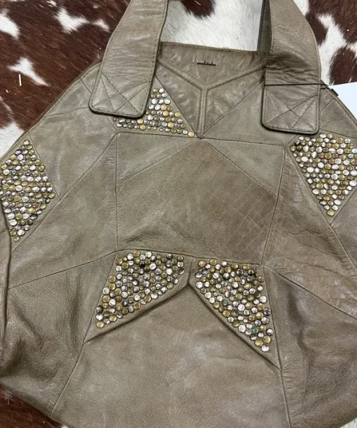 Alternative view of Vintage 2000s 90s Diesel Studded Leather Shoulder Bag