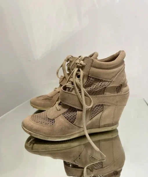 Vintage 2010s Ash Leather Wedge Sneakers Trainers (UK 6 EU 39 US 8)