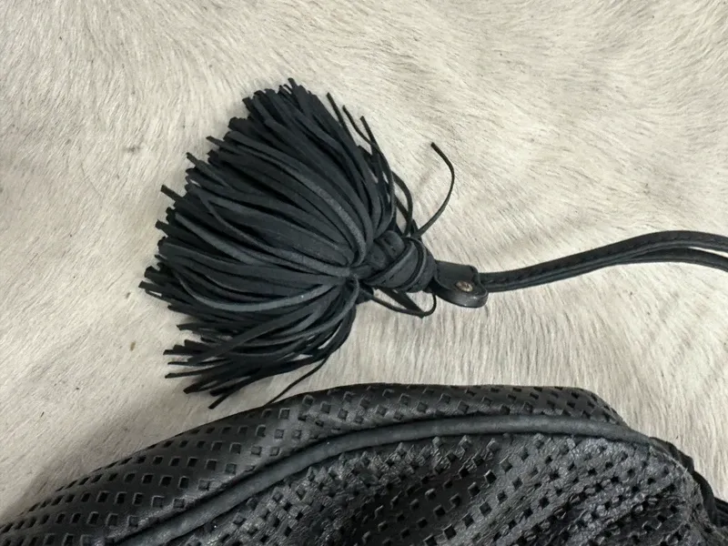 Vintage Slouch 2010s Juicy Couture Tassel Shoulder Bag - Image 4