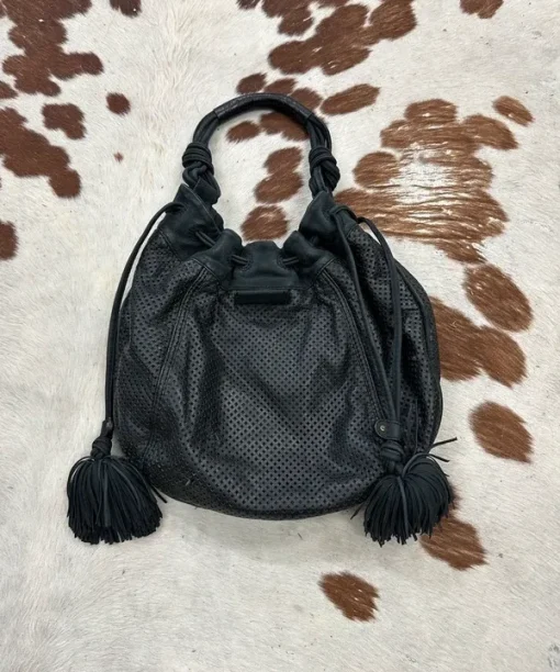 Vintage Slouch 2010s Juicy Couture Tassel Shoulder Bag