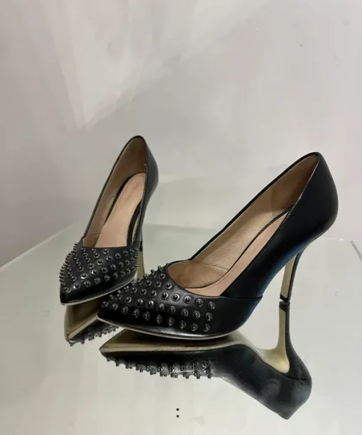 Vintage Diesel Studded Pointed Toe Court Heels (UK 4 EU 37 US 6)