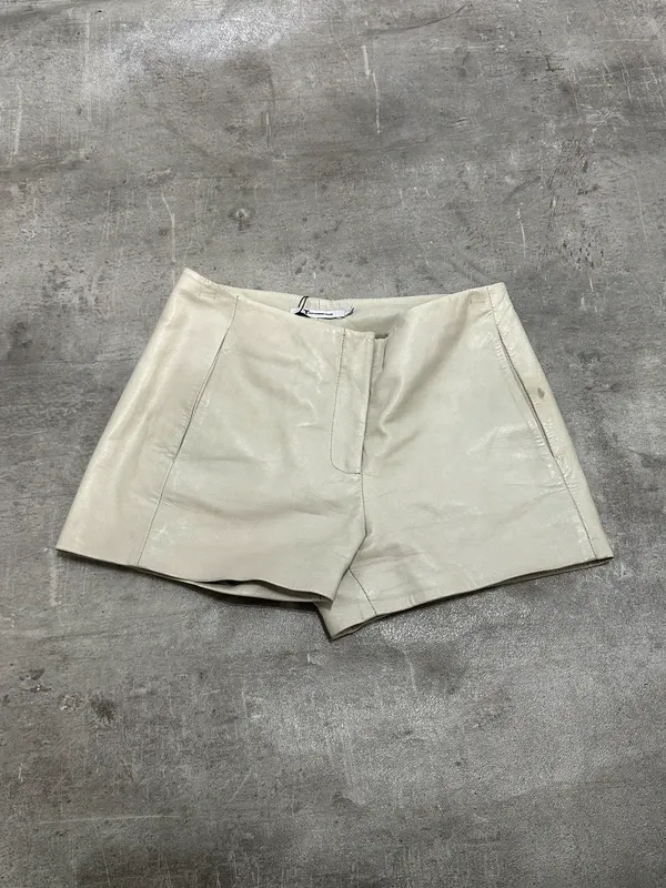 Vintage Alexander Wang Leather Mini Shorts (XS)