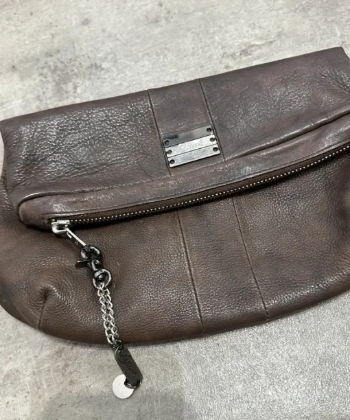 Alternative view of Vintage 2000s Diesel Leather Clutch Bag