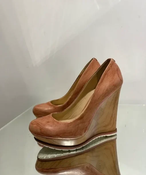 Vintage Y2K 2000s 2010s Guess Wedge Pump Heels (UK 4 EU 37 US 6)