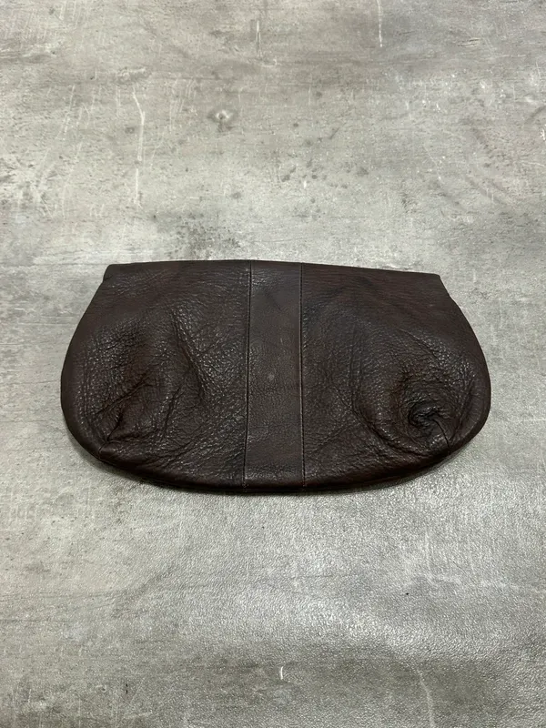 Vintage 2000s Diesel Leather Clutch Bag - Image 3