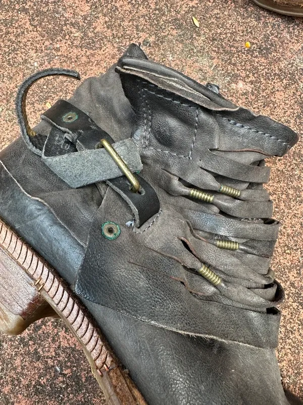 Vintage AS.98 Leather Buckle Ankle Boots (UK 7) - Image 4