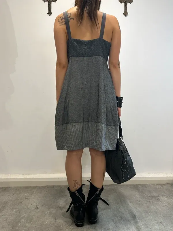 Vintage Parisian Archive Utility Midi Dress (M) - Image 6