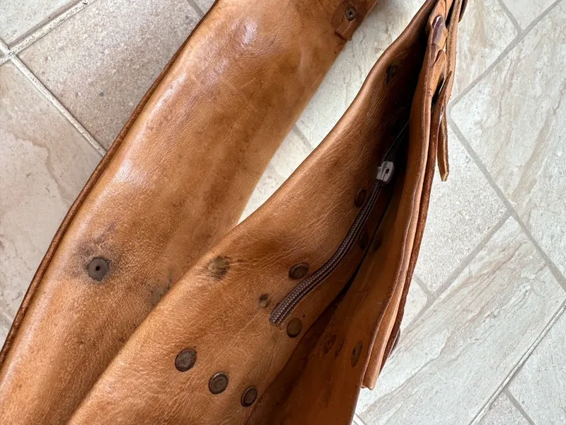 Vintage Leather Hippy Festival Utility Pocket Belt ( adjustable size) - Image 8