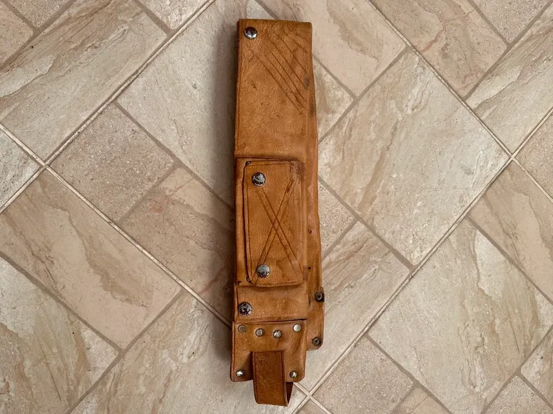 Vintage Leather Hippy Festival Utility Pocket Belt ( adjustable size) - Image 5