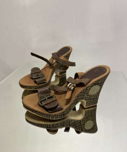Diesel Strappy Wedge Heels