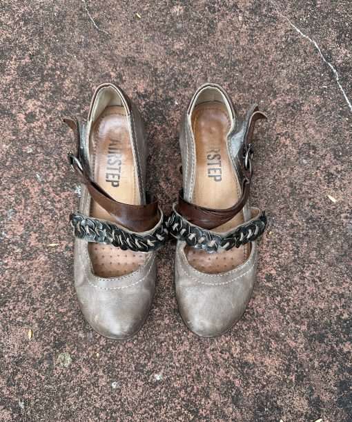 Alternative view of Vintage Airstep AS.98 Parisian Leather Strappy Flats (UK 4 US 6 EU 37)