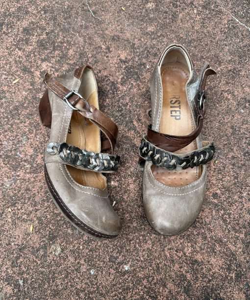 Vintage Airstep AS.98 Parisian Leather Strappy Flats (UK 4 US 6 EU 37)