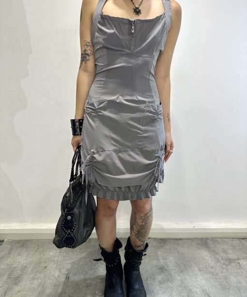 Vintage Max Mara Milkmaid Sporty Utility Dress (S/M)