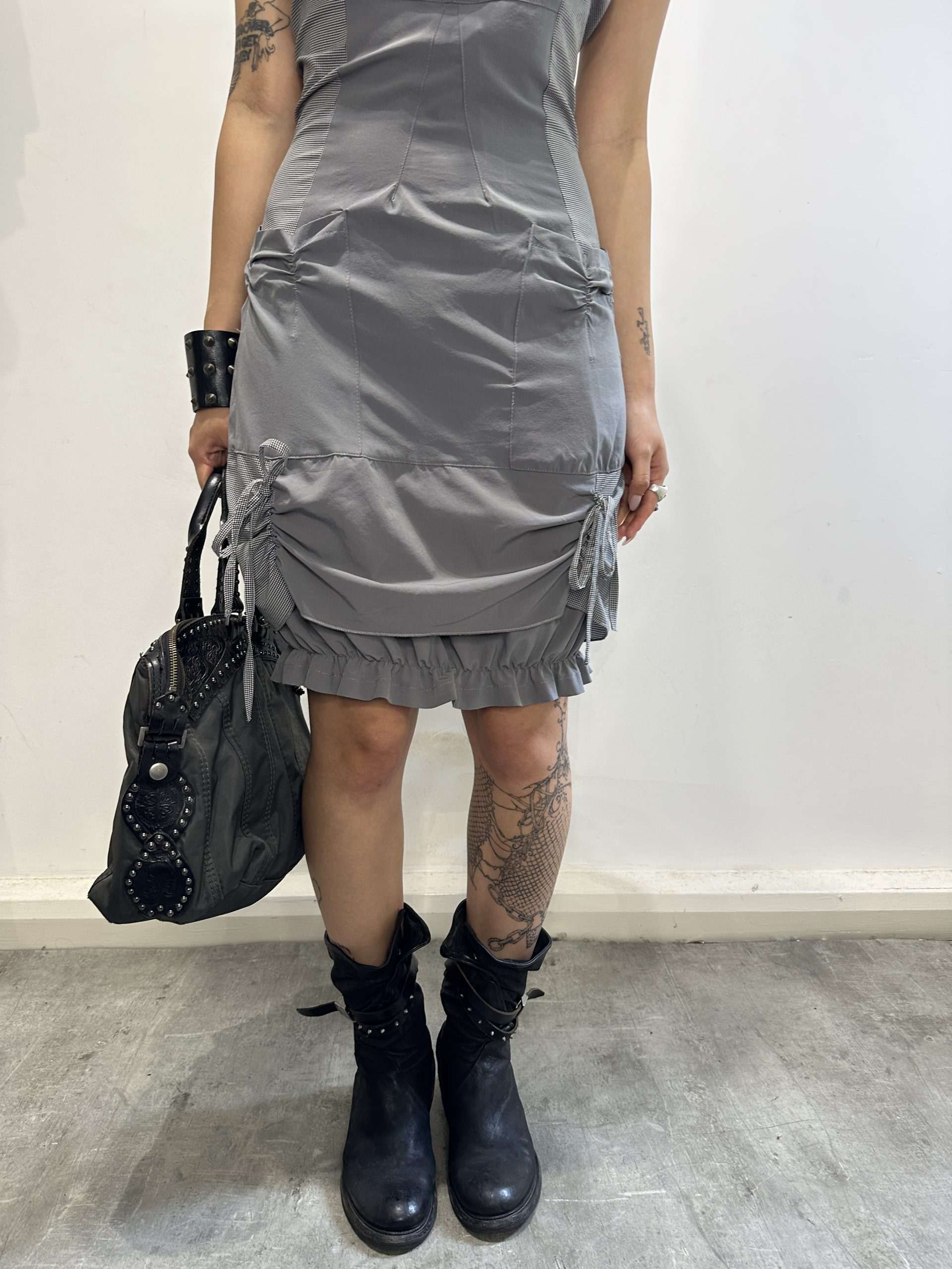 Vintage Max Mara Milkmaid Sporty Utility Dress (S/M) - Image 2