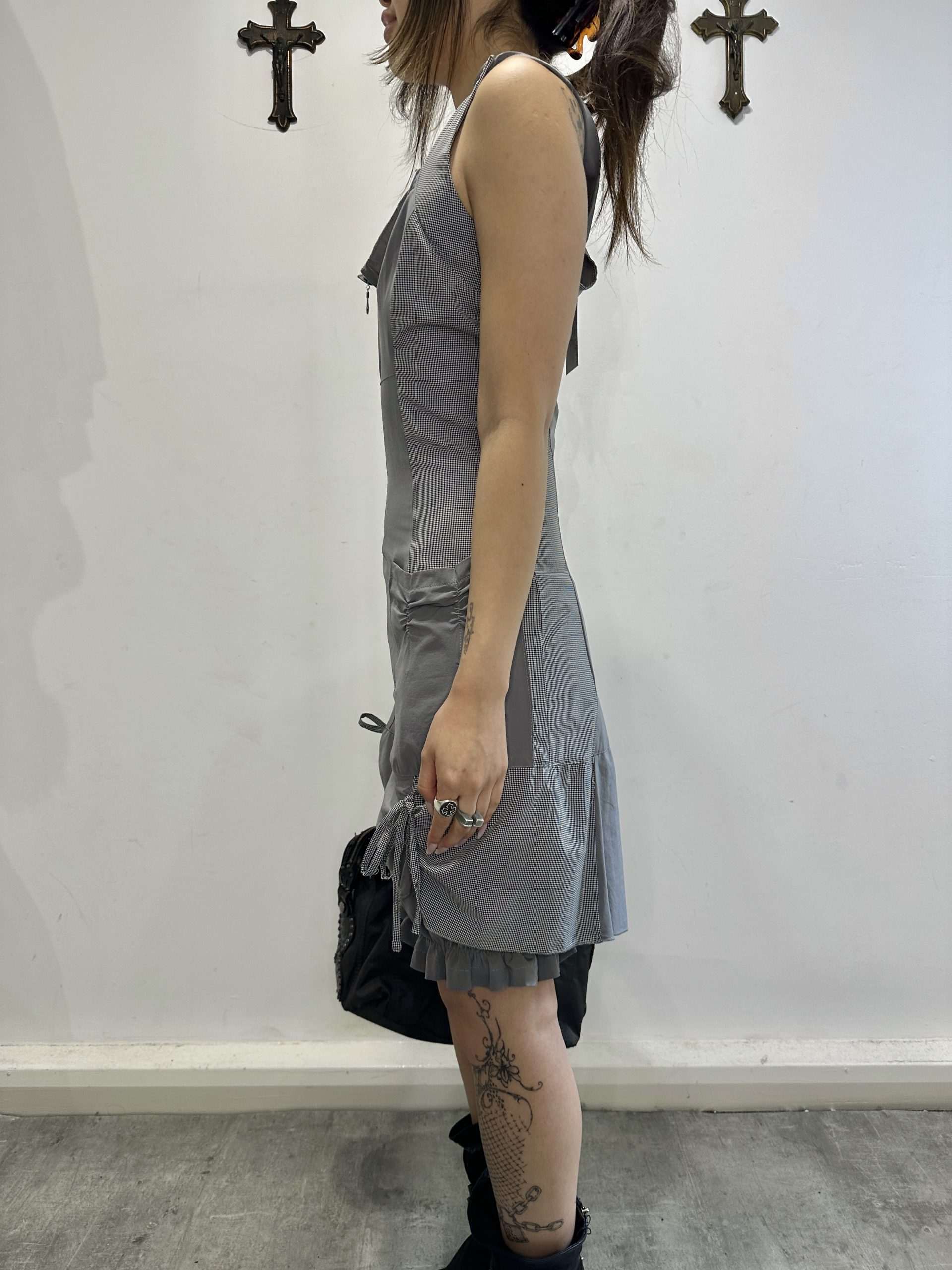 Vintage Max Mara Milkmaid Sporty Utility Dress (S/M) - Image 3
