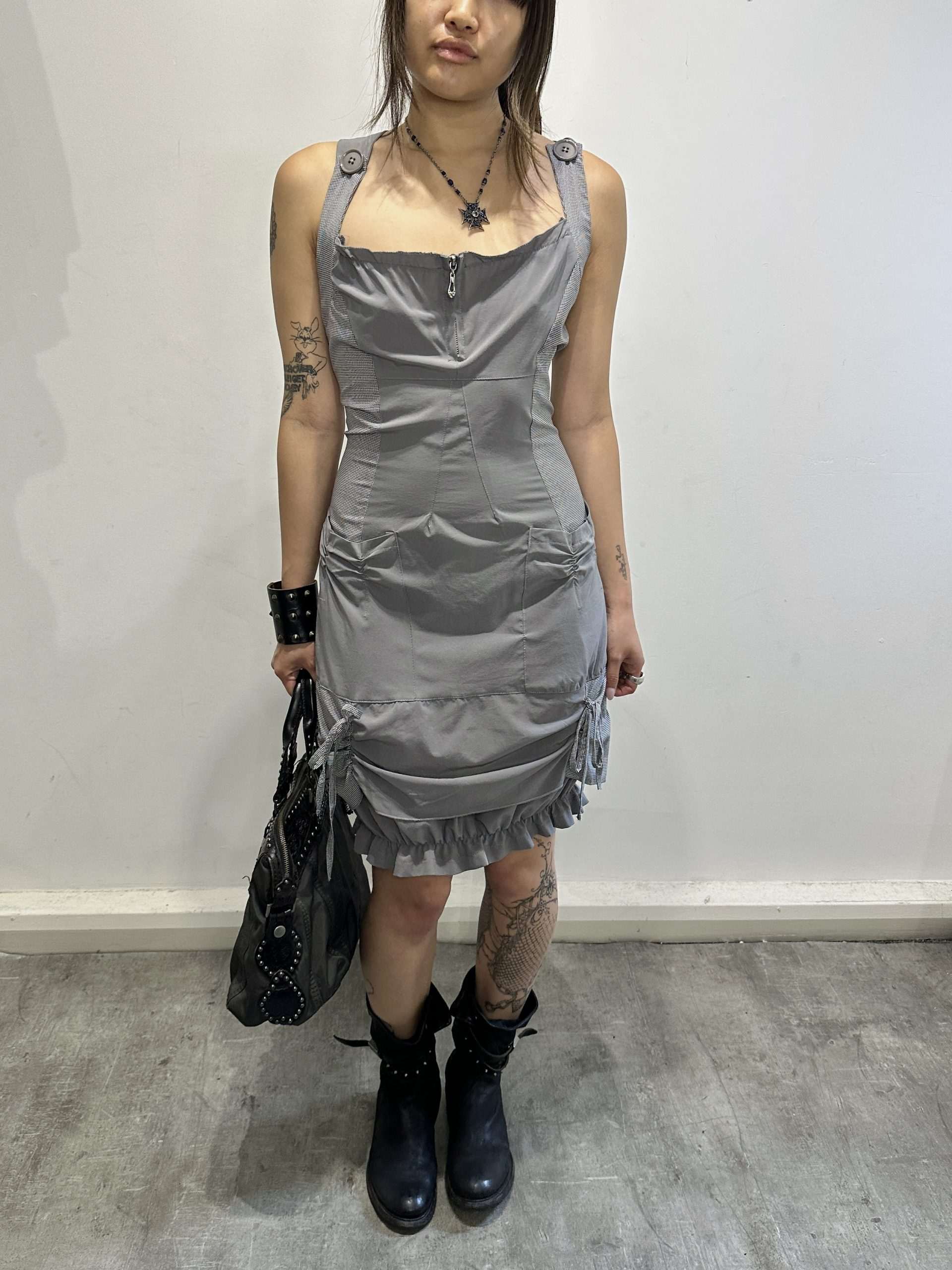 Vintage Max Mara Milkmaid Sporty Utility Dress (S/M) - Image 4