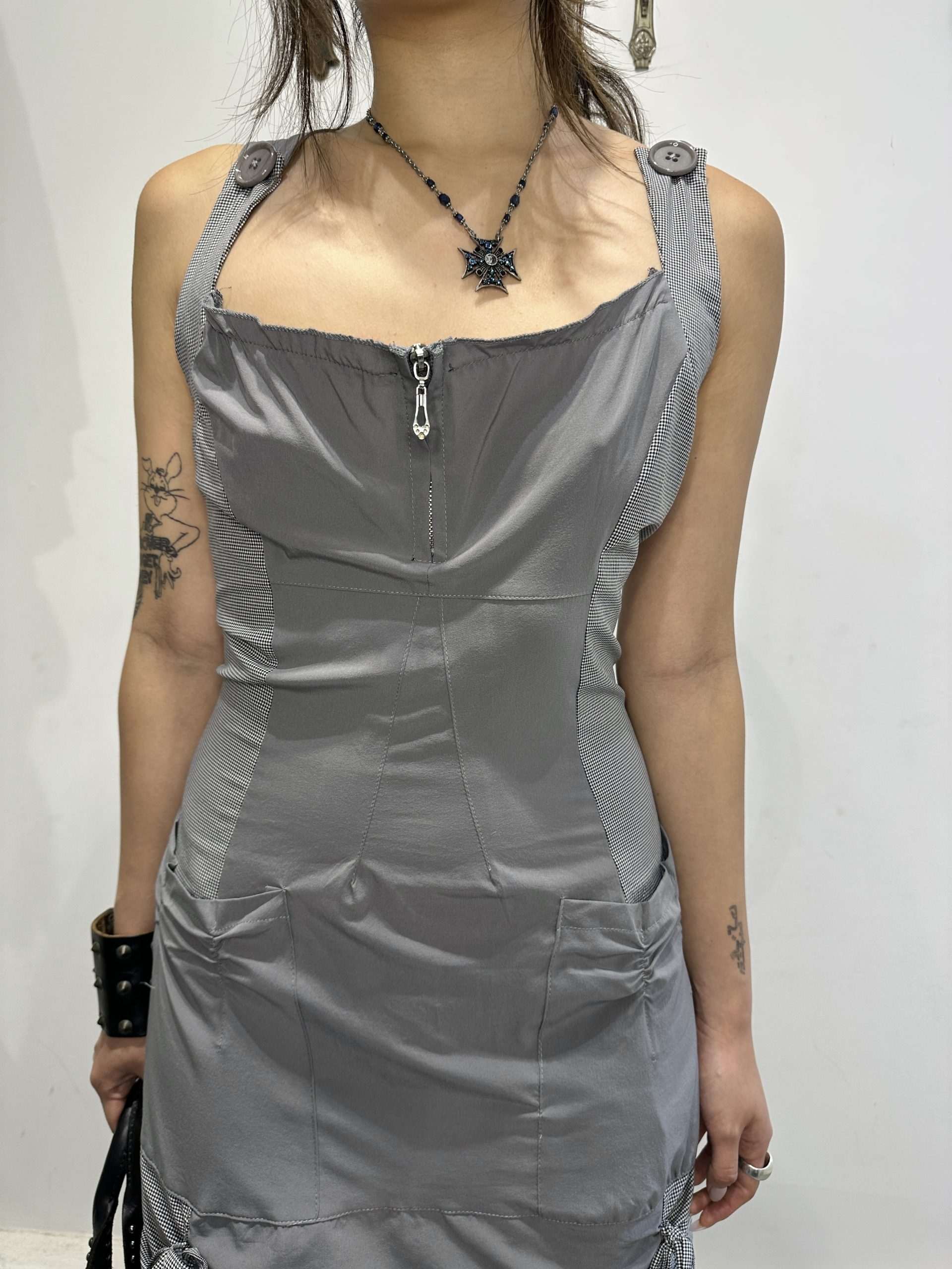 Vintage Max Mara Milkmaid Sporty Utility Dress (S/M) - Image 5