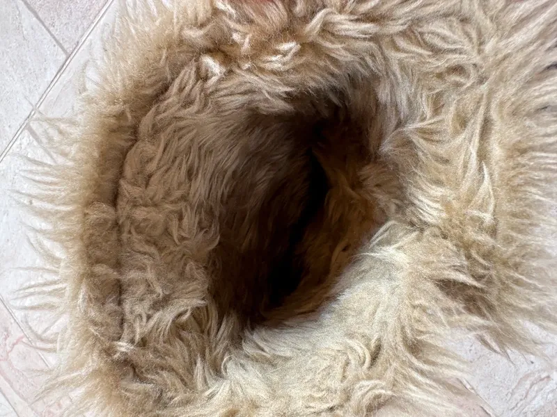 Vintage 2000s Y2K Faux Fur Buckle Boots (UK 5 EU 38 US 7) - Image 6
