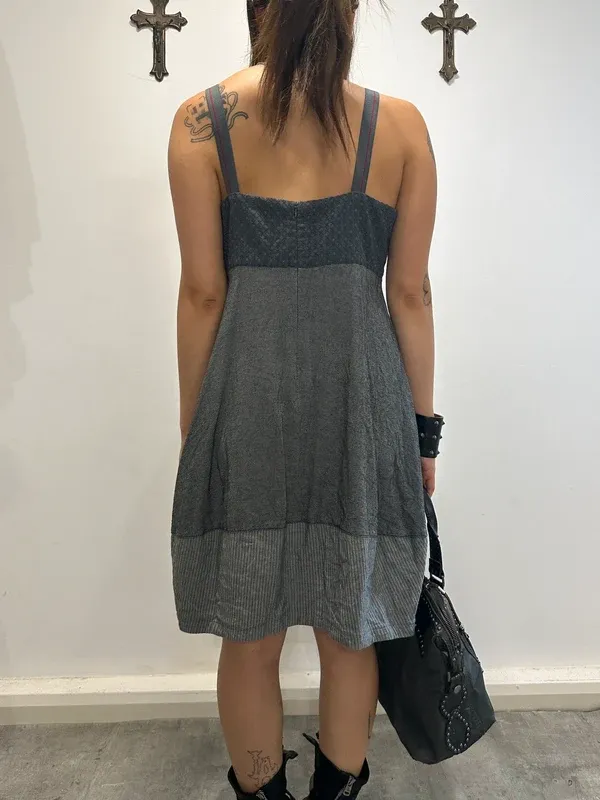 Vintage Parisian Archive Utility Midi Dress (M) - Image 5
