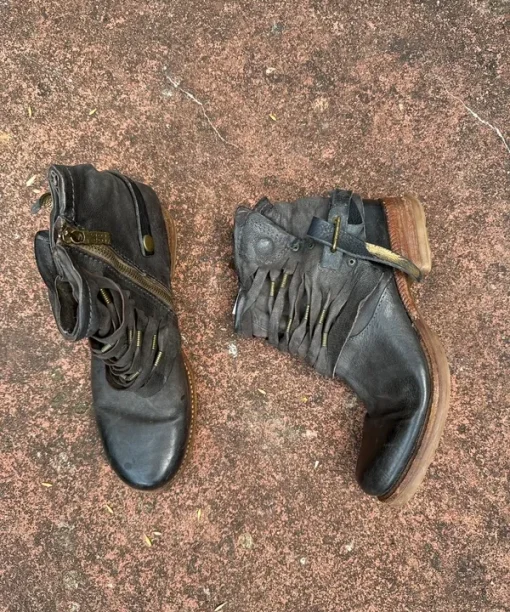 Alternative view of Vintage AS.98 Leather Buckle Ankle Boots (UK 7)