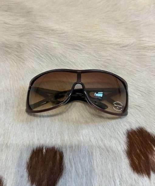 Vintage 2000s Brown Oversized Sunglasses