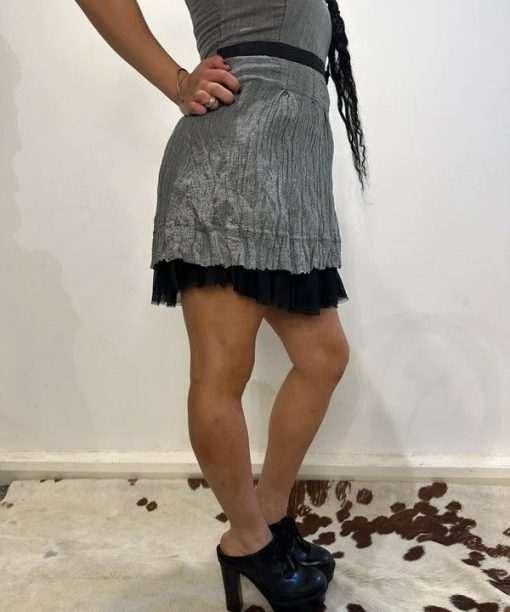 Alternative view of Vintage Italian Tulle Babydoll Mini Dress (S)