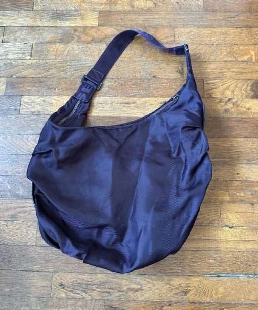 Alternative view of Vintage Diesel Purple Nylon Utility Large Slouch Shoulder Bag