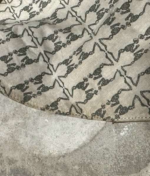 Vintage Religion Skull Embossed Slouch Hobo Boho Bag - Image 6