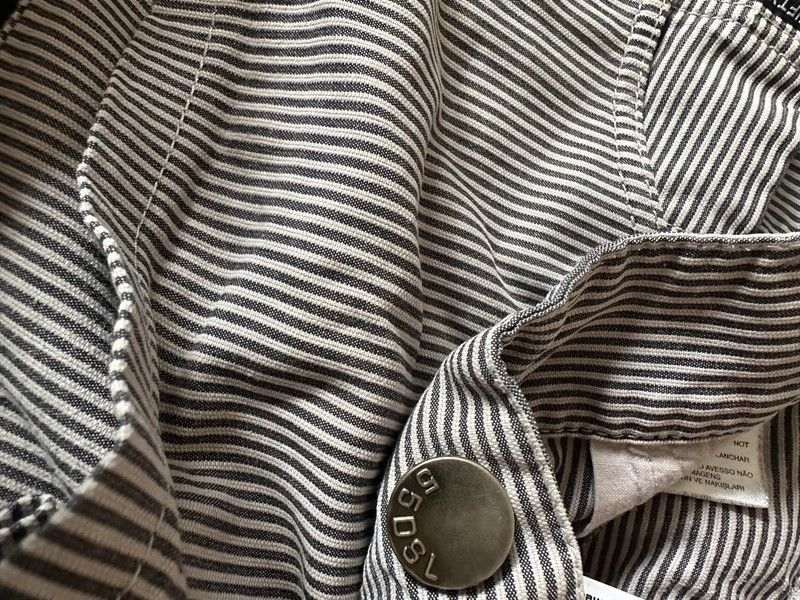 Vintage Pinstripe Diesel Low Rise Booty Shorts (S) - Image 7