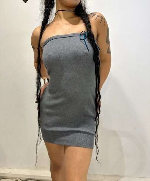 Alternative view of Vintage Italian Intimissimi Stretch Mini Dress 2 in 1 Top  (S)