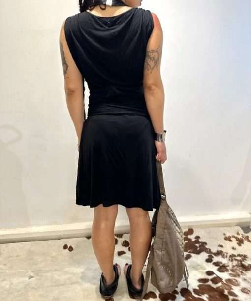 Vintage Diesel Gold Label Avant Garde Wrap Dress (S/M) - Image 4