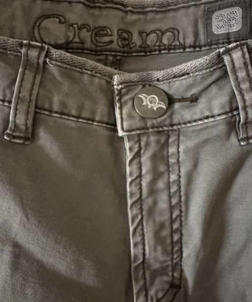 Vintage Chrome Utility Cropped Capri Pants (S) - Image 7