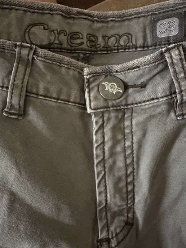 Vintage Chrome Utility Cropped Capri Pants (S) - Image 7
