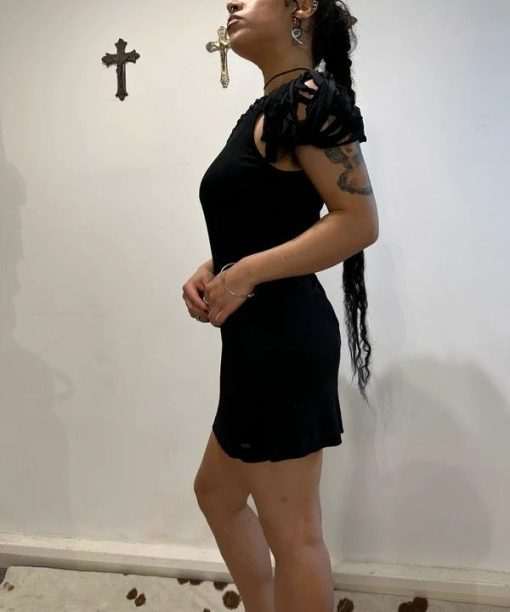 Alternative view of Vintage Designer Guess Slinky Mini Dress (S)