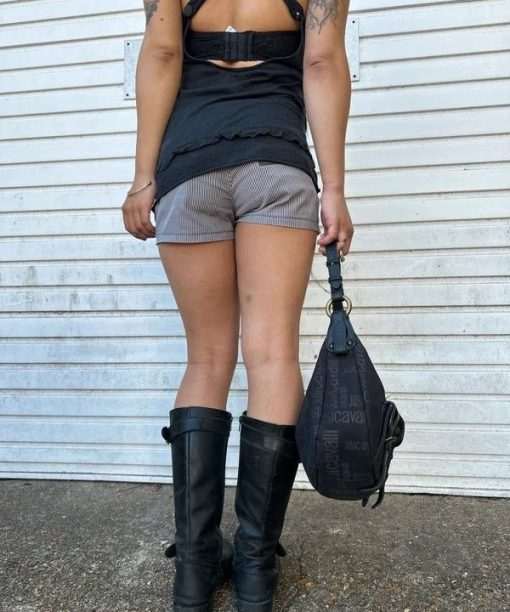 Vintage Pinstripe Diesel Low Rise Booty Shorts (S) - Image 5