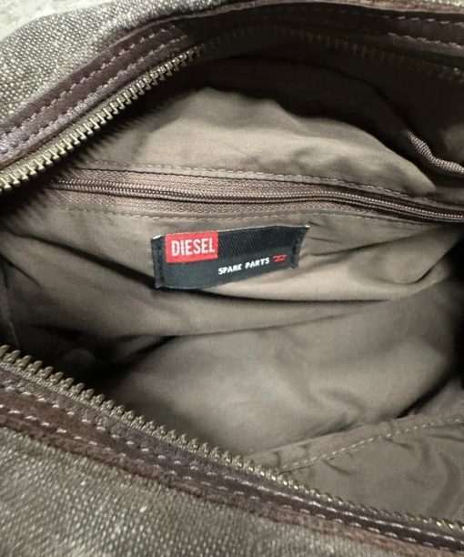 Vintage Diesel Hoop Utility Army Shoulder Bag - Image 3