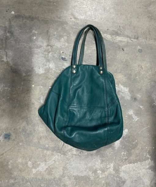 Vintage Diesel Leather Slouch Bag - Image 9