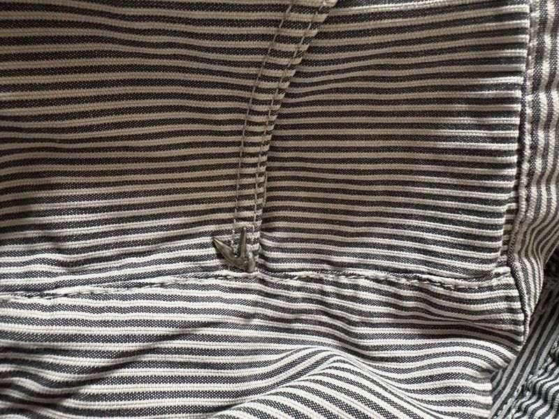 Vintage Pinstripe Diesel Low Rise Booty Shorts (S) - Image 8