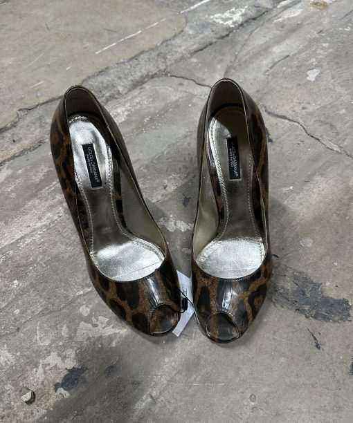 Alternative view of Vintage Dolce Gabbana Leopard Print Stiletto Pumps (UK 5 EU 38 US 7)