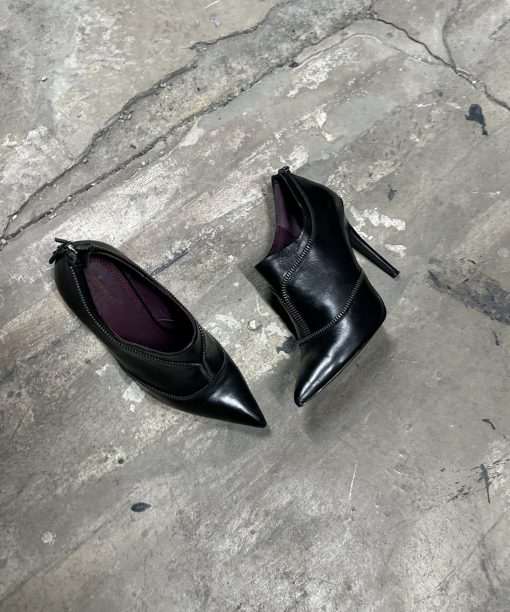 Vintage Miss Sixty Zipper Stiletto Shoes (UK 6 EU 39 US 8)