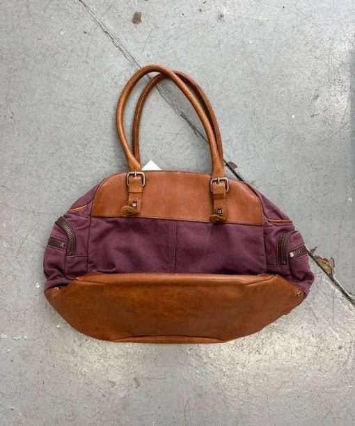 Vintage Purple 2010s Diesel Studded Shoulder Bag - Image 5