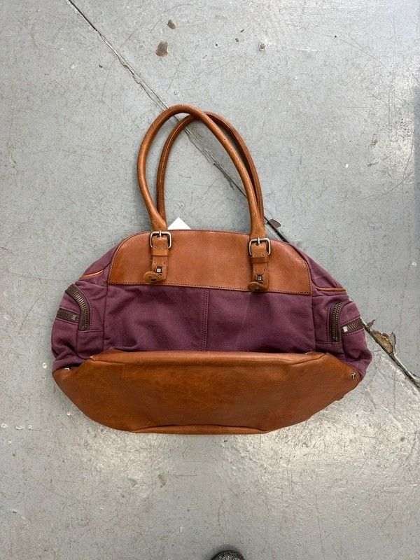 Vintage Purple 2010s Diesel Studded Shoulder Bag - Image 5