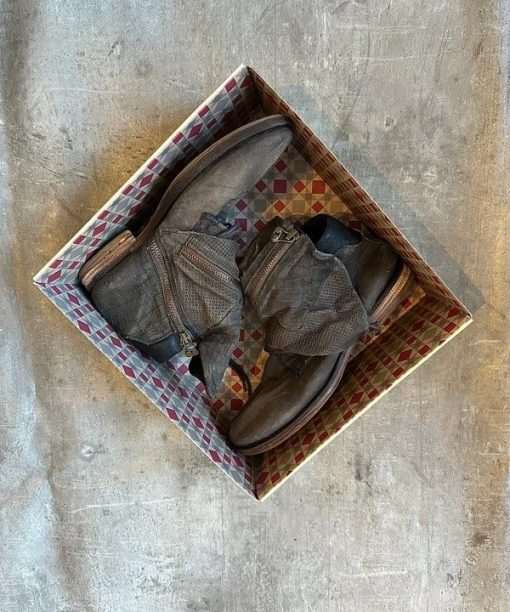 Alternative view of Vintage Airstep AS.98 Leather Pirate Slouch Biker Boots (UK 6)