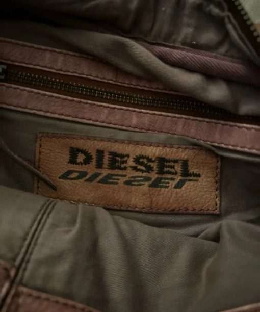 Vintage Diesel Soft Leather Dip Dyed Shoulder Bag - Image 8