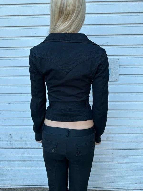 Vintage Diesel Gothic Collared Jacket with Buttons (XS) - Image 6