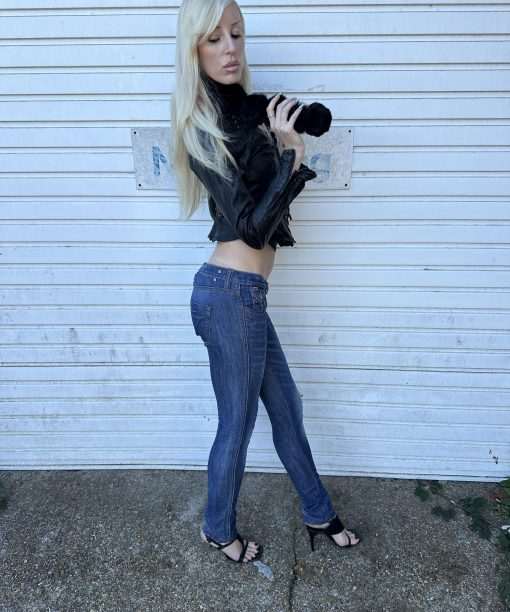 2010s Miss Sixty Blue Skinny Jeans (XS/S) - Image 6