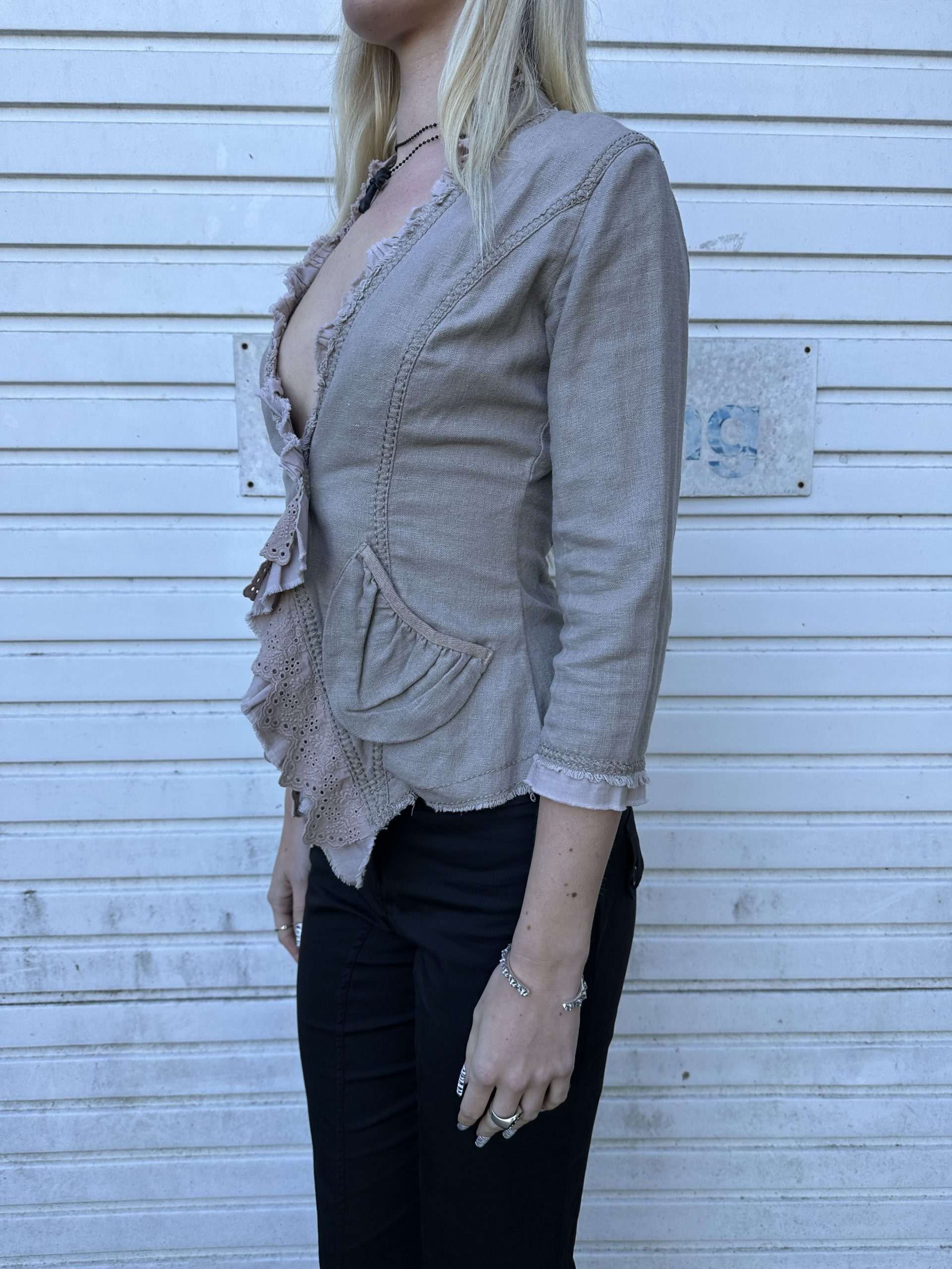 Vintage Morgan De Toi Romantic Gothic Jacket (XS) - Image 3