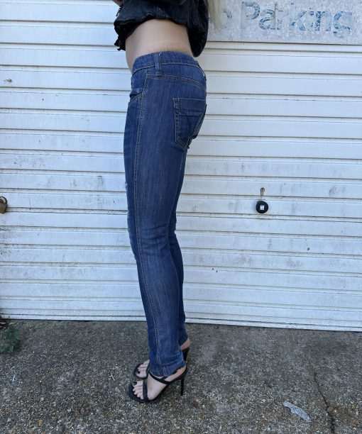 2010s Miss Sixty Blue Skinny Jeans (XS/S) - Image 5