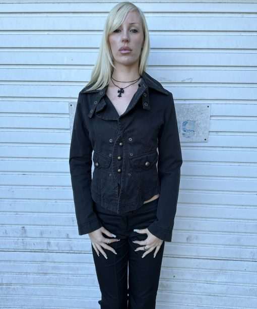 Vintage Avant Garde Gothic Diesel Cotton Utility Jacket (XS/S)