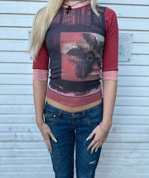 Alternative view of Vintage Cop Copin Graphic Print Longsleeve Top (S)